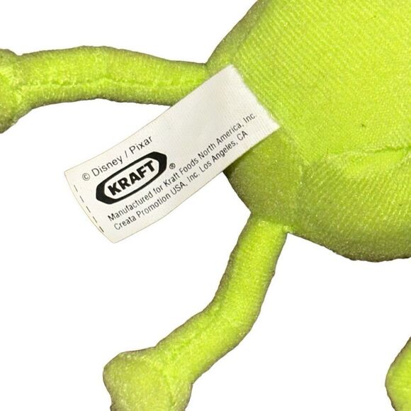 Y2K Disney 2000-2009 Pixar Monsters INC Keychain Mike Stuffed 4" - Picture 4 of 6